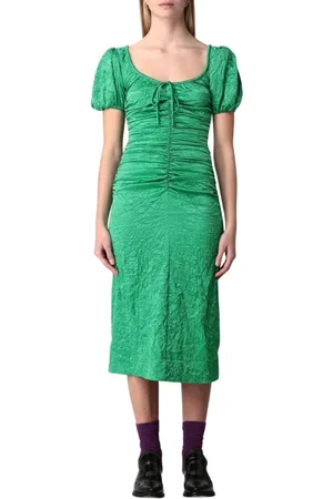 Ganni Mujer, Vestidos, Verde, Talla: S