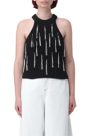 ALYSI Mujer, Jerseys, Negro, Talla: M
