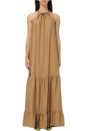 HANITA Mujer, Vestidos, Marrón, Talla: M