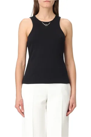 Twin-Set Mujer, Camisetas, Negro, Talla: XS