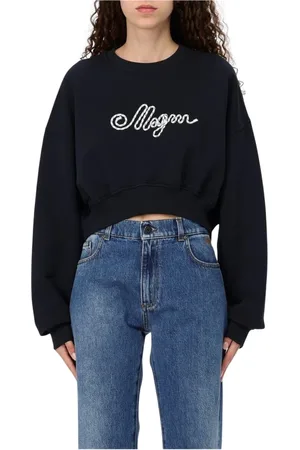 Msgm Mujer, Sudaderas, Azul, Talla: M
