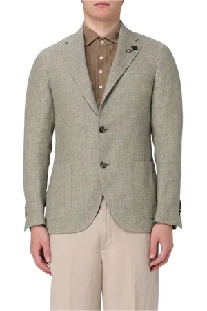 LARDINI Hombre, Chaquetas, Verde, Talla: L