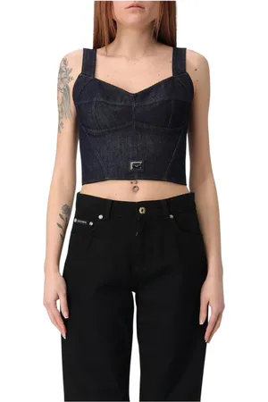 Dolce & Gabbana Mujer, Camisetas, Azul, Talla: XS