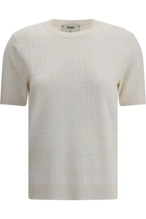 Fendi Mujer, Jerseys, Blanco, Talla: S