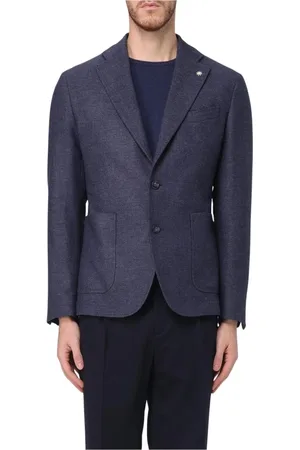 Manuel Ritz Hombre, Chaquetas, Azul, Talla: L