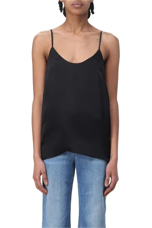 Twin-Set Mujer, Camisetas, Negro, Talla: XS