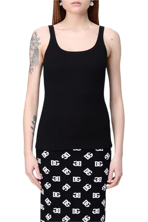 Dolce & Gabbana Mujer, Camisetas, Negro, Talla: L