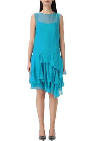 Alberta Ferretti Mujer, Vestidos, Azul, Talla: S