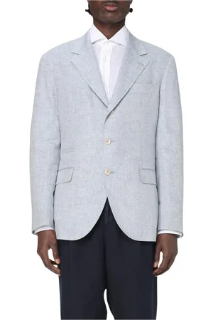 Brunello Cucinelli Hombre, Chaquetas, Azul, Talla: 2XL