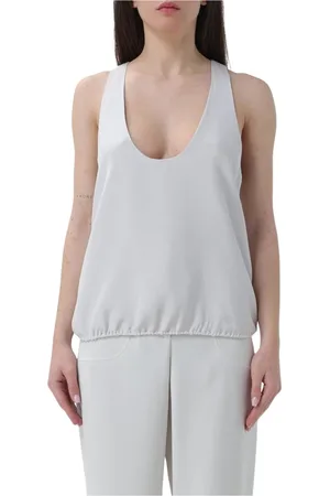 Giorgio Armani Mujer, Camisetas, Blanco, Talla: S