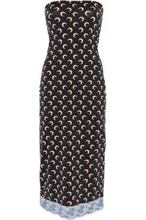 Marine Serre Mujer, Vestidos, Marrón, Talla: L