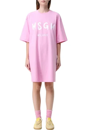 Msgm Mujer, Vestidos, Rosa, Talla: S