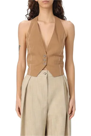 Pinko Mujer, Chaquetas, Marrón, Talla: M