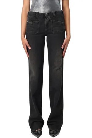 Diesel Mujer, Vaqueros, Negro, Talla: W26