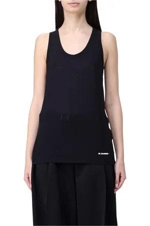 Jil Sander Mujer, Camisetas, Negro, Talla: S