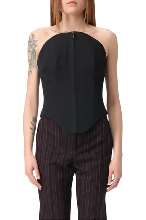Alexander McQueen Mujer, Camisetas, Negro, Talla: 2XS