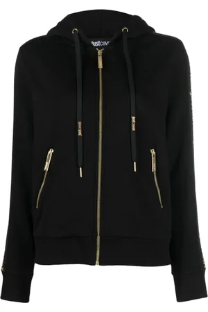Roberto Cavalli Mujer, Sudaderas, Negro, Talla: 2XS