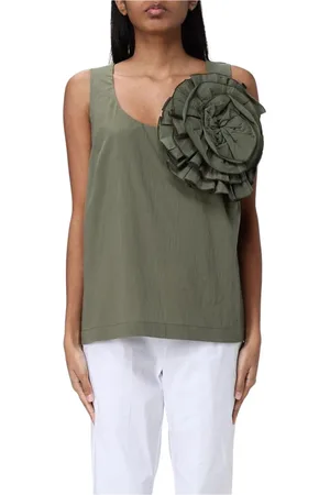 HANITA Mujer, Camisetas, Verde, Talla: XS