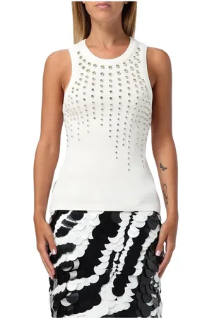 Des Phemmes Mujer, Camisetas, Blanco, Talla: S