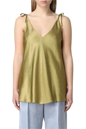 ALYSI Mujer, Camisetas, Verde, Talla: S