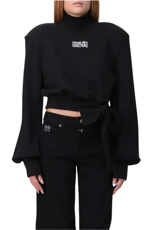 VERSACE Mujer, Jerseys, Negro, Talla: XS