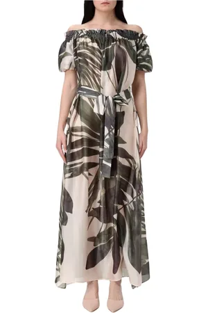 HANITA Mujer, Vestidos, Verde, Talla: S