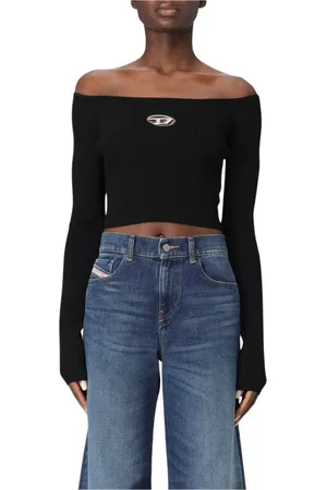 Diesel Mujer, Camisetas, Negro, Talla: M