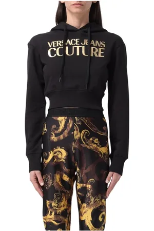 VERSACE Mujer, Sudaderas, Negro, Talla: XS