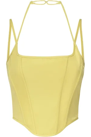 Pinko Mujer, Camisetas, Amarillo, Talla: M