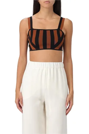 Staud Mujer, Camisetas, Marrón, Talla: M