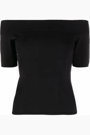 Alexander McQueen Mujer, Camisetas, Negro, Talla: S