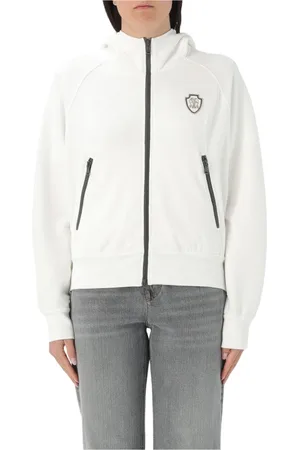Brunello Cucinelli Mujer, Sudaderas, Blanco, Talla: M