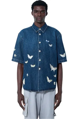 OUR LEGACY Hombre, Camisas, Azul, Talla: L