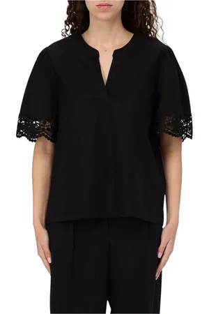 Twin-Set Mujer, Blusas y Camisas, Negro, Talla: XL