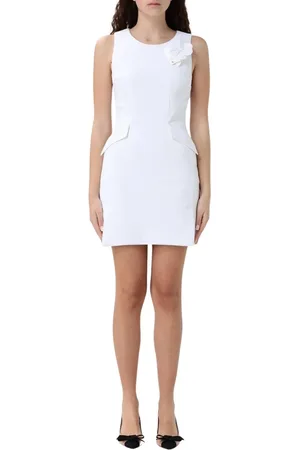 Elisabetta Franchi Mujer, Vestidos, Blanco, Talla: S