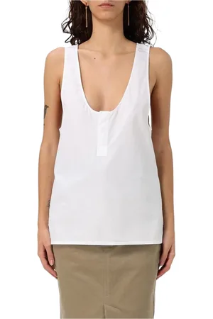 Saint Laurent Mujer, Camisetas, Blanco, Talla: L