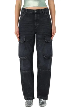 Diesel Mujer, Vaqueros, Negro, Talla: W28