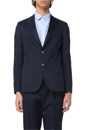HUGO BOSS Hombre, Chaquetas, Azul, Talla: L