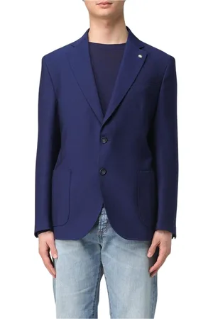 Manuel Ritz Hombre, Chaquetas, Azul, Talla: L