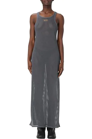 Diesel Mujer, Vestidos, Gris, Talla: S
