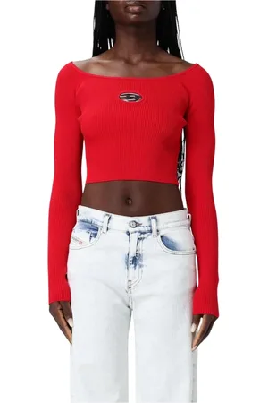 Diesel Mujer, Camisetas, Rojo, Talla: S