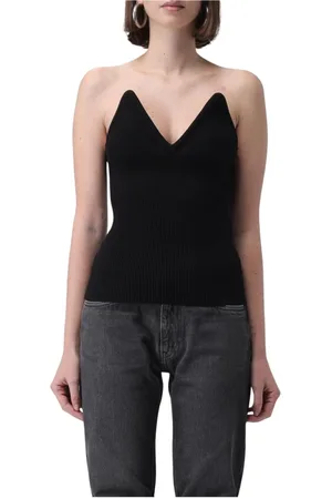 COPERNI Mujer, Camisetas, Negro, Talla: S
