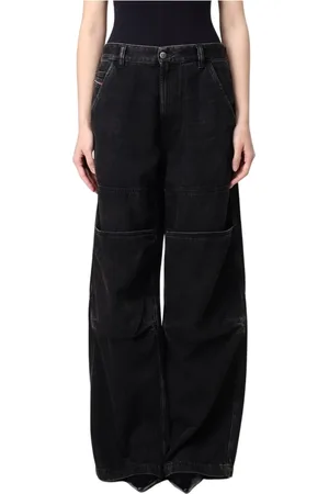 Diesel Mujer, Vaqueros, Negro, Talla: W32