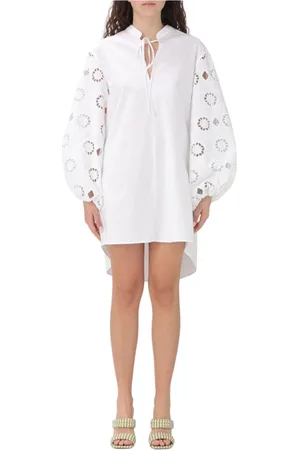 Dondup Mujer, Vestidos, Blanco, Talla: S