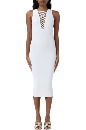 Elisabetta Franchi Mujer, Vestidos, Blanco, Talla: M