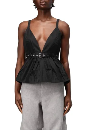 Ganni Mujer, Camisetas, Negro, Talla: M