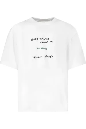 Axel Arigato Hombre, Camisetas, Blanco, Talla: XL