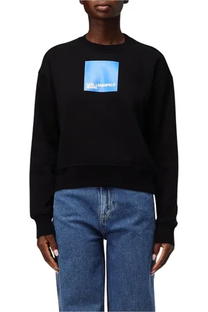 Karl Lagerfeld Mujer, Sudaderas, Negro, Talla: S