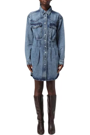 Isabel Marant Mujer, Vestidos, Azul, Talla: M