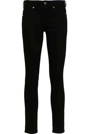 VERSACE Mujer, Vaqueros, Negro, Talla: W27